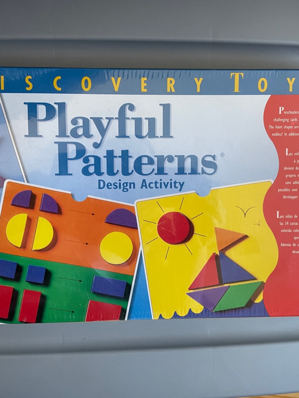Discovery Toys Playful Patterns Activity - Blue, Yellow, Red, Green, Purple